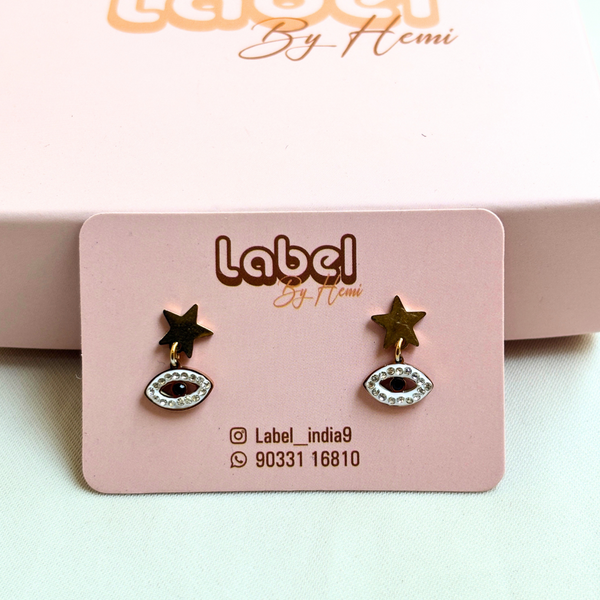 Evil Star Earrings