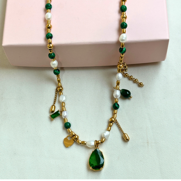 Green Luna Necklace