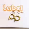 Plain stone Hoops