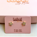 5 petal Stone Studs