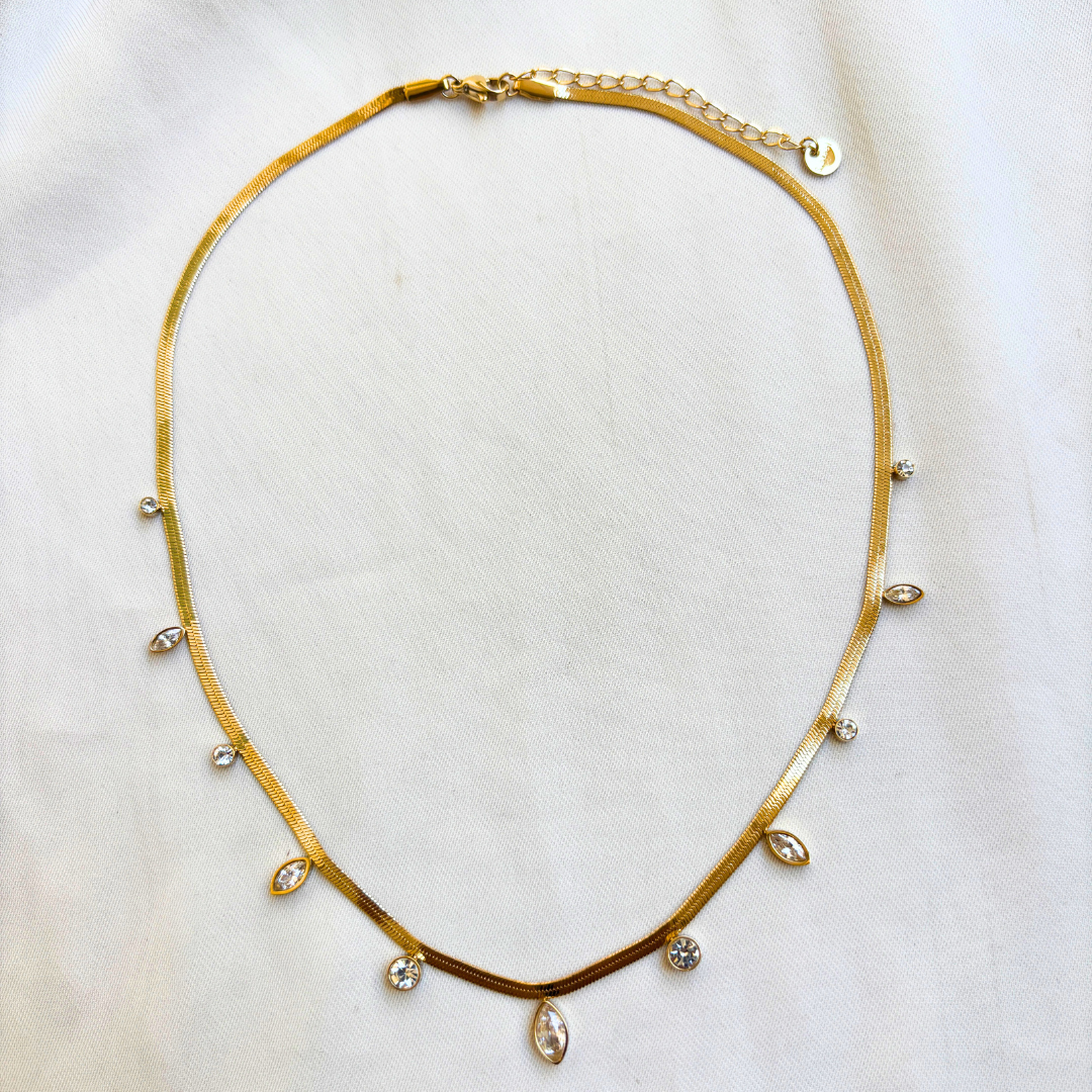 Snake Stone Necklace