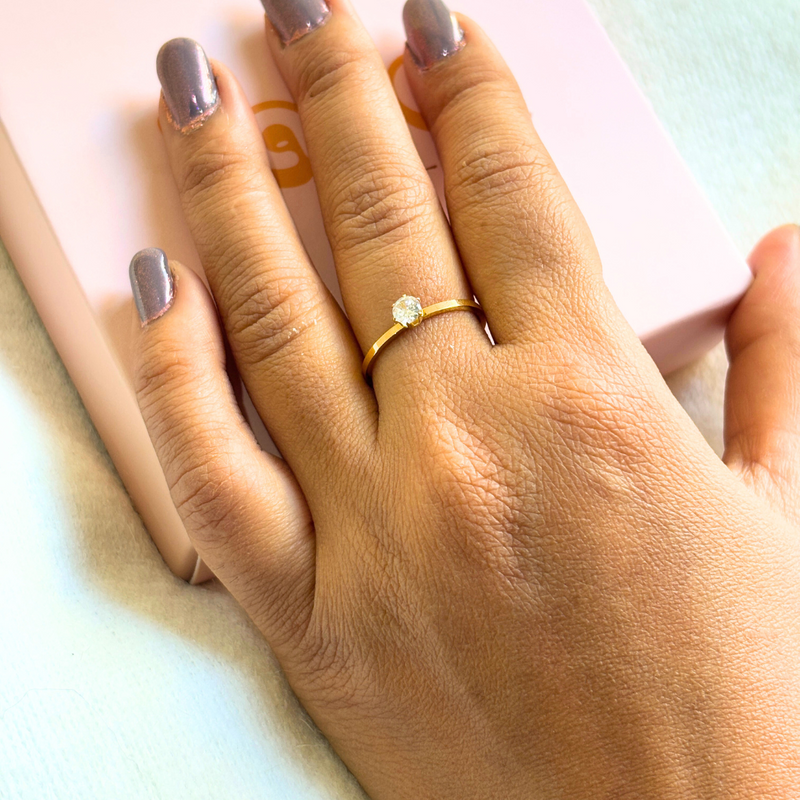 Small Soliatire Ring