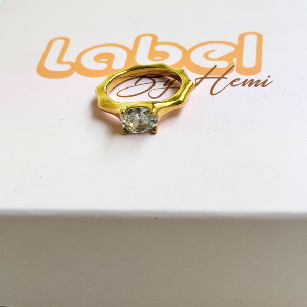 Oval Soliatire Ring