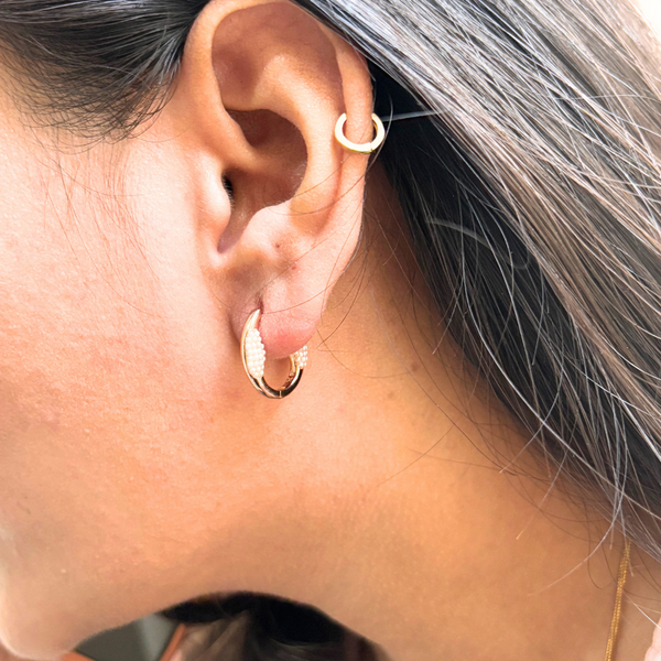 little pearl hoops