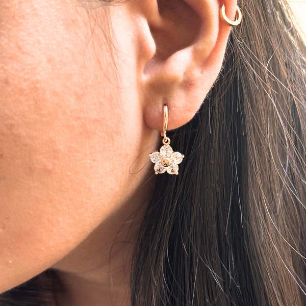 flower hang Hoops
