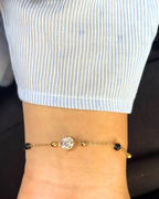 Black beads hand  mangalsutra