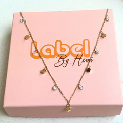 Cube stone Necklace