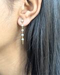Stone chain Earrings