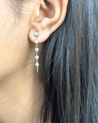 Stone chain Earrings