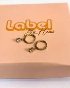 Soliatire hang Hoops