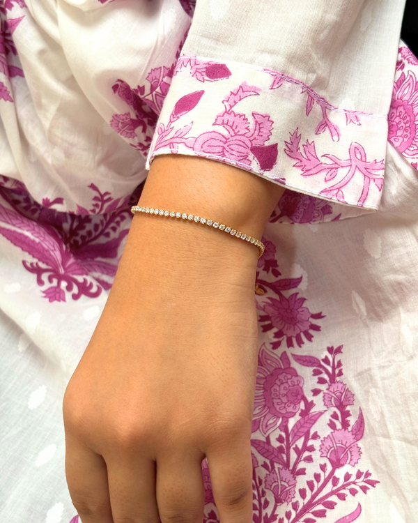 Slim Tennis Bracelet