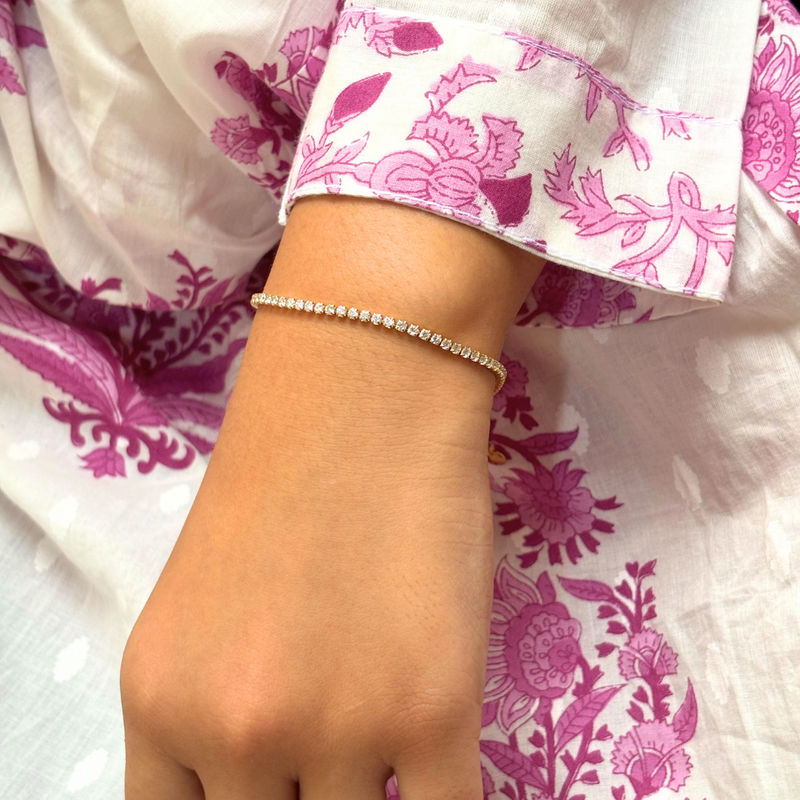 Slim Tennis Bracelet