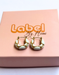 Enamel kiya hoops