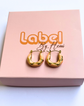 Enamel kiya hoops