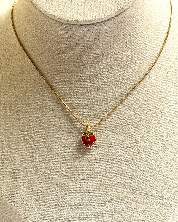 Strawberry necklace