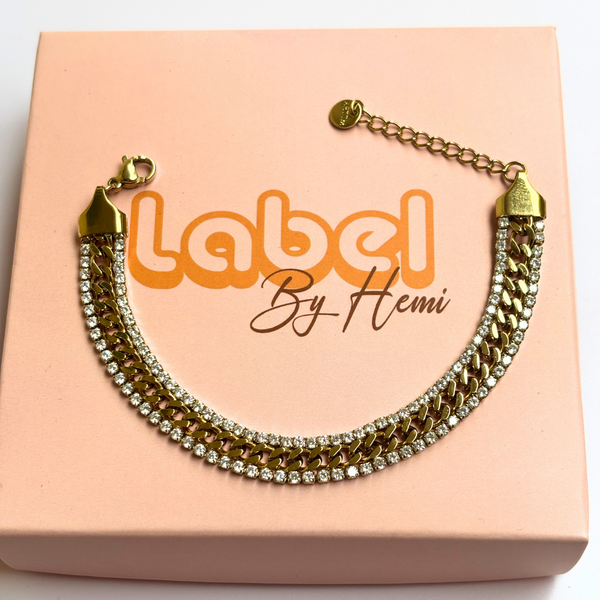 Link tennis bracelet
