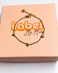 Heart stone bracelet