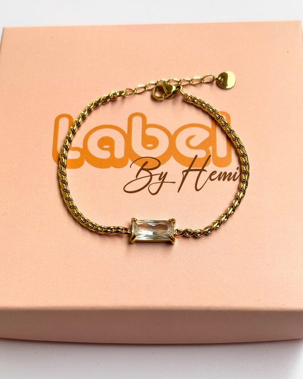 Rope stone bracelet
