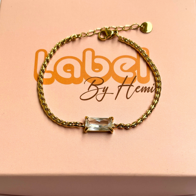 Rope stone bracelet