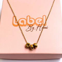 Three ring necklace