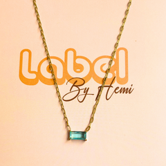 Blue wish necklace