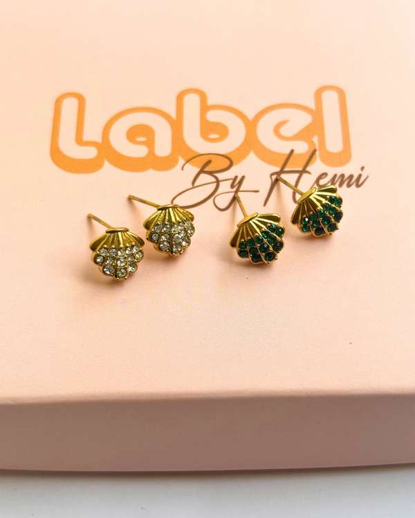 Mini shell earrings