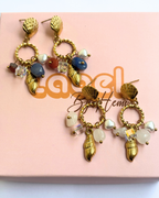 Shell stones earrings