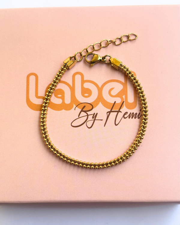 Round pleat bracelet