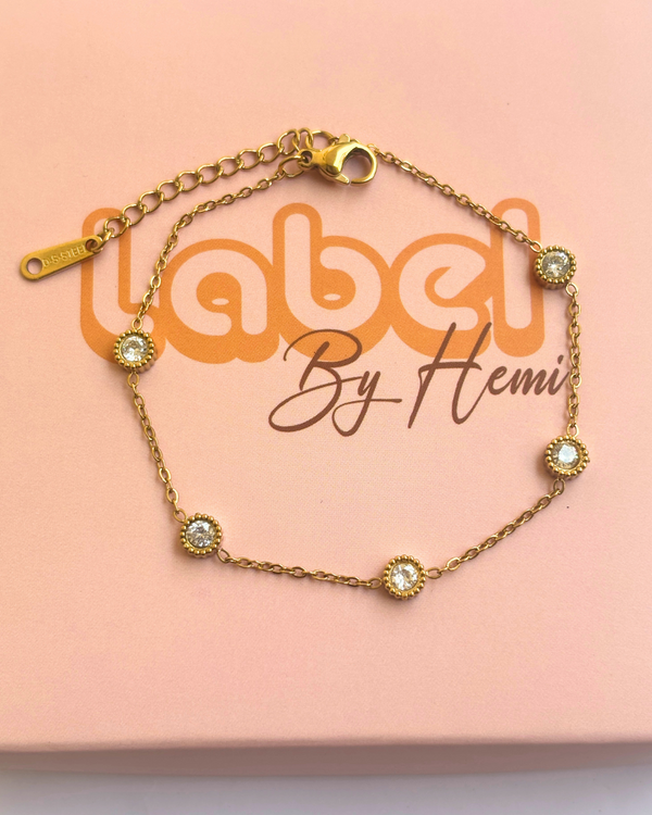 Round stone Bracelet