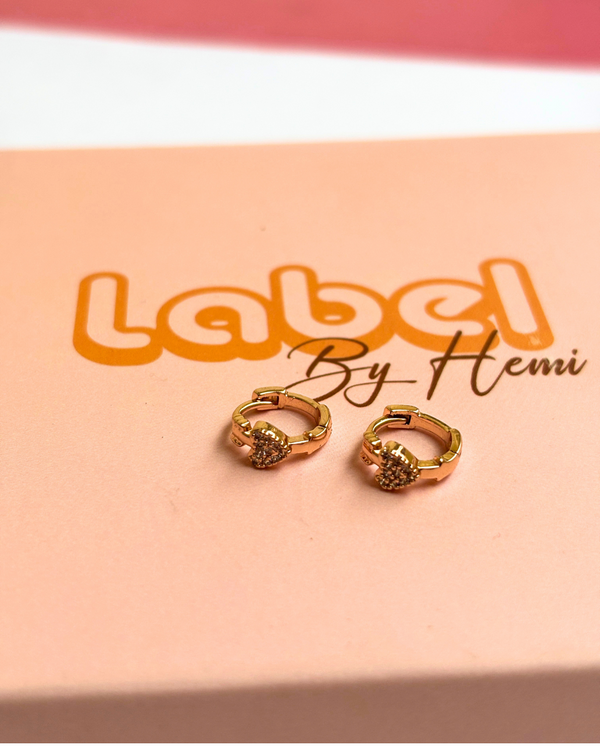 Twirl mini hoops