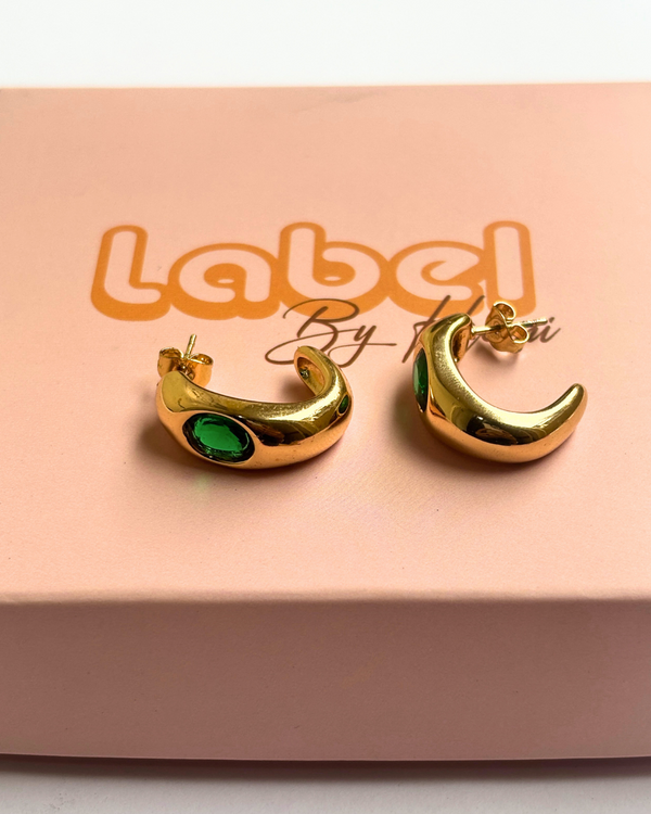 Emerlad earrings
