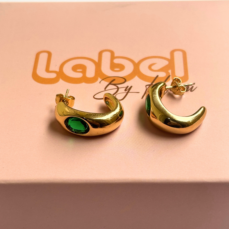Emerlad earrings