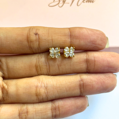 flower Stone Studs