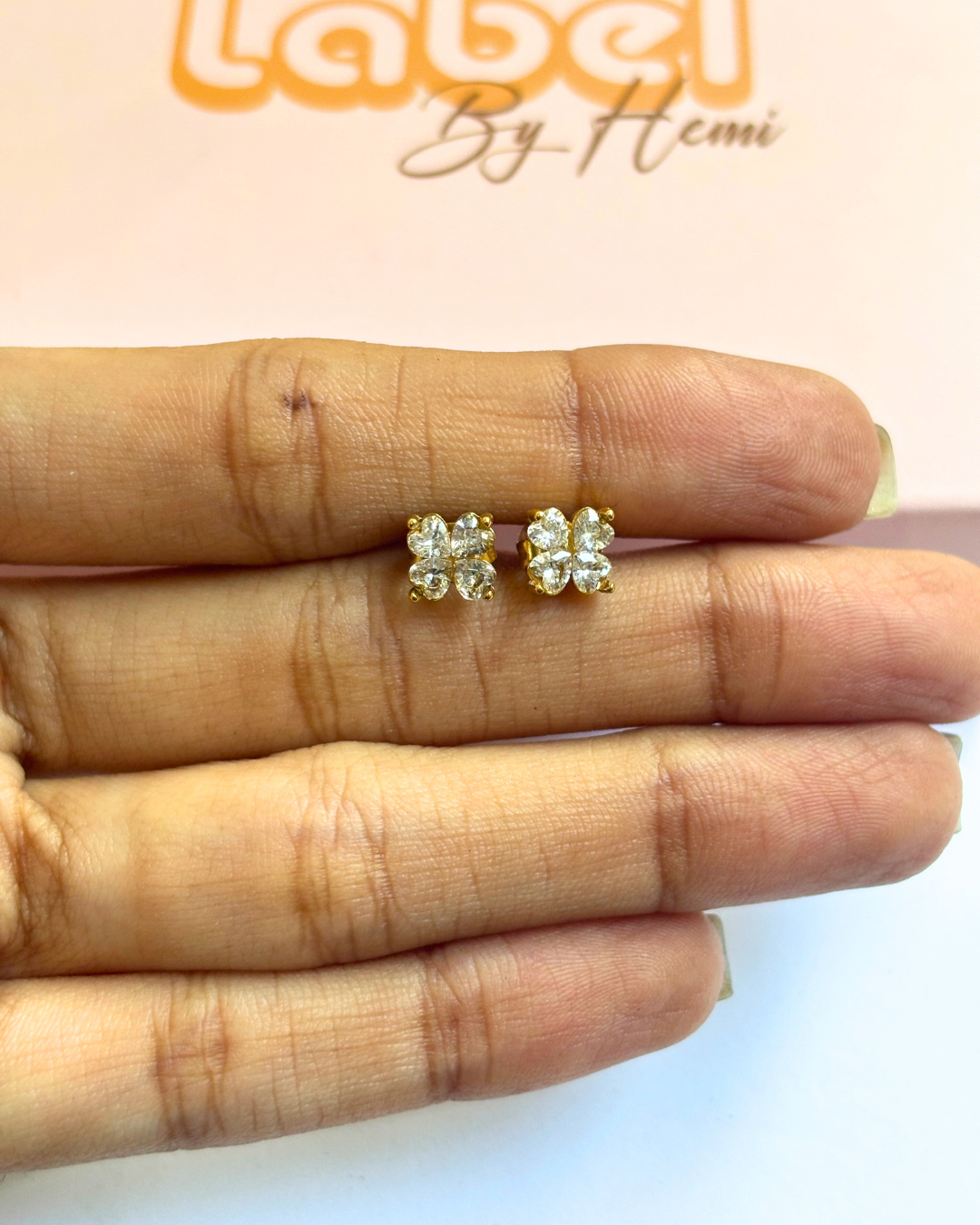 flower Stone Studs