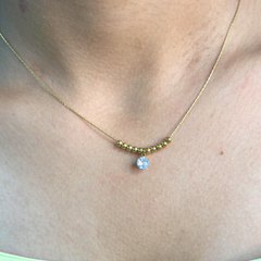 stone ball  Necklace