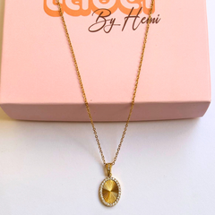 oval necklace