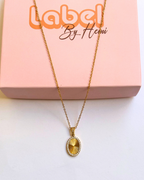 oval necklace