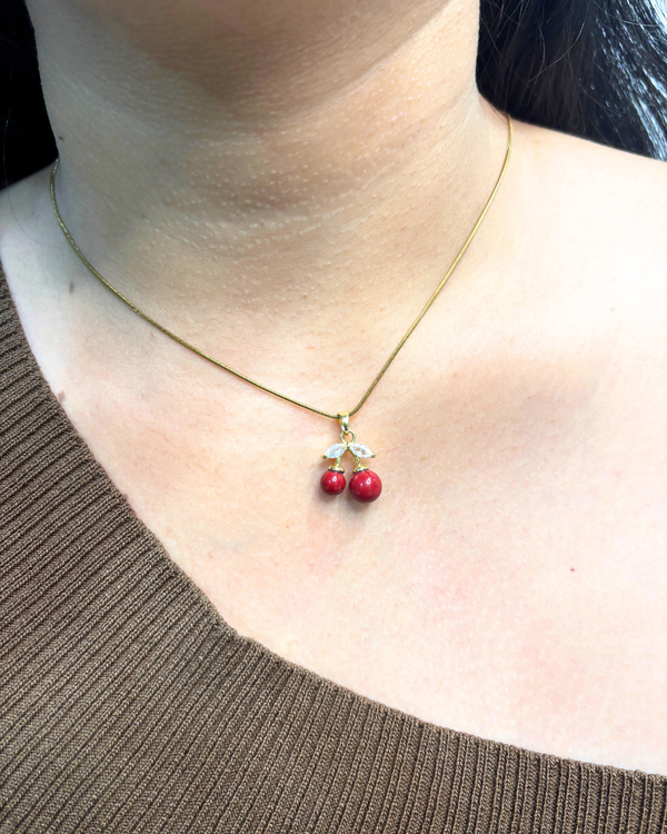 Cherry Bloom necklace