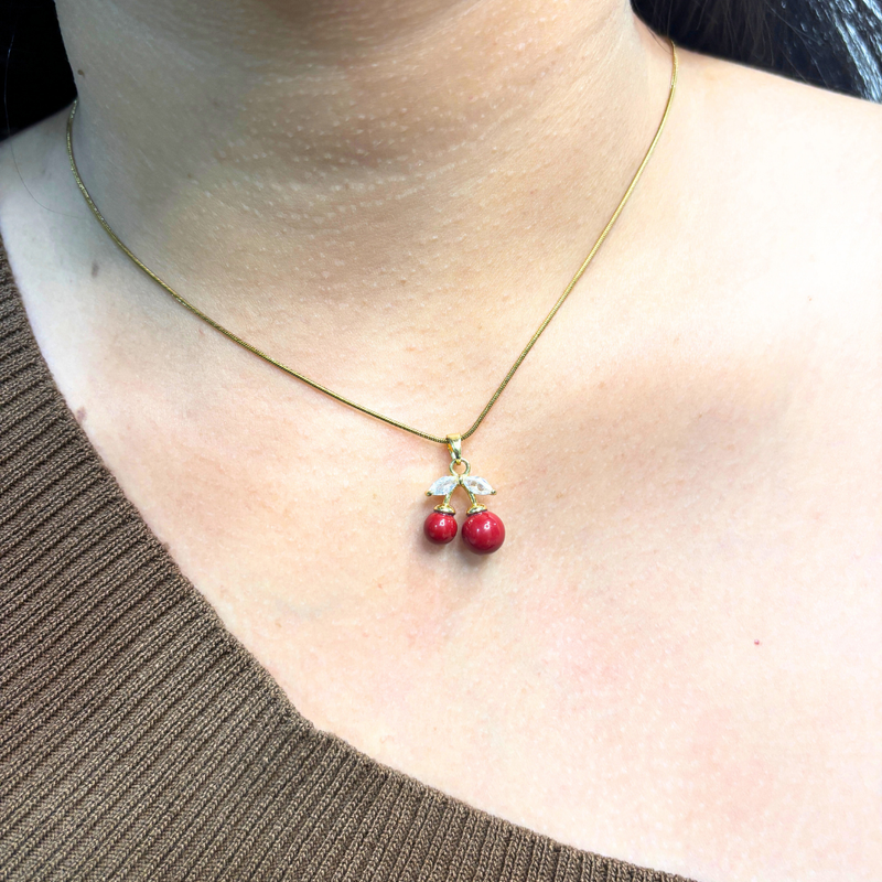 Cherry Bloom necklace