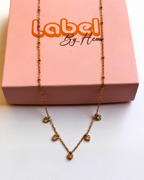 Heart spark necklace