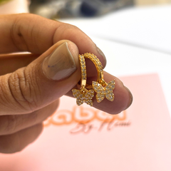 Butterfly mia hoops