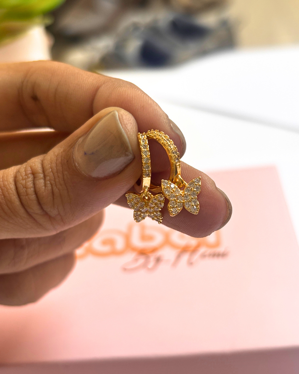 Butterfly mia hoops
