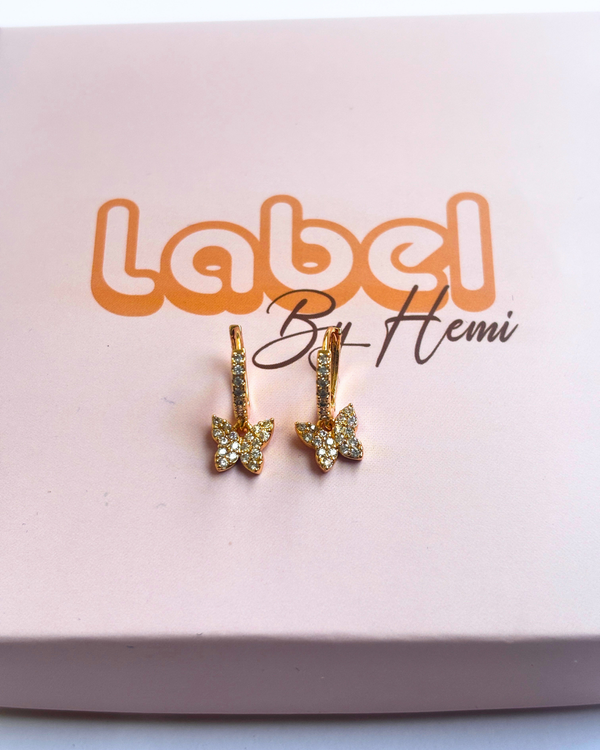 Butterfly mia hoops