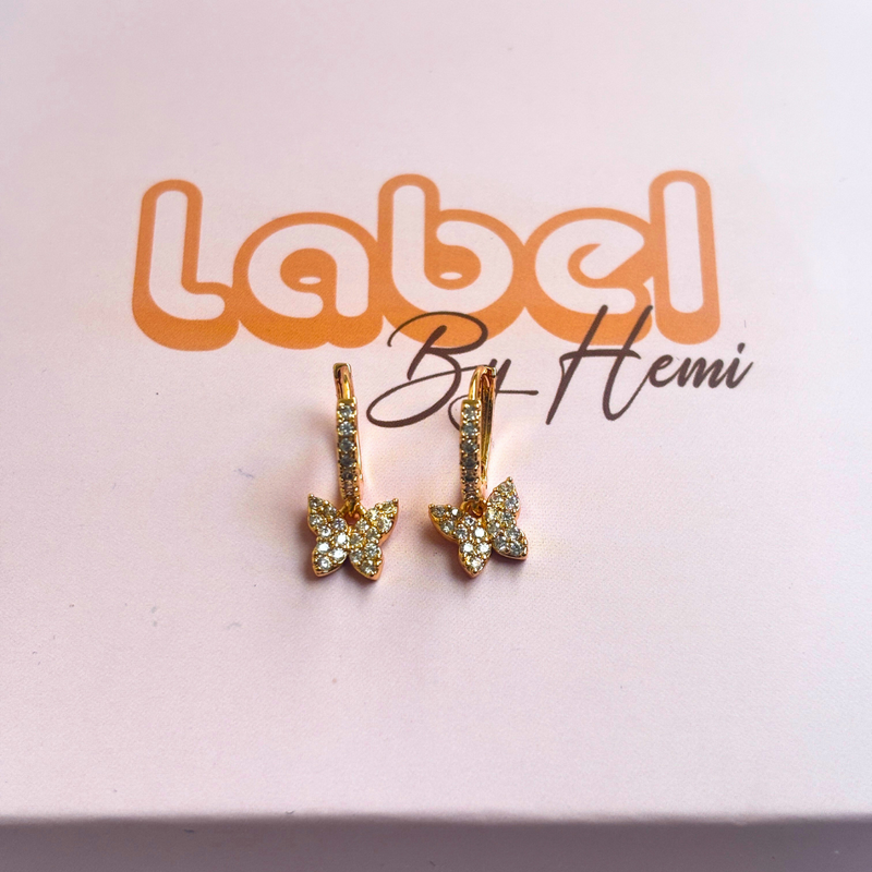 Butterfly mia hoops