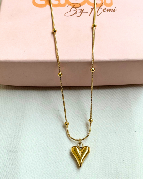 Gold Heart Necklace