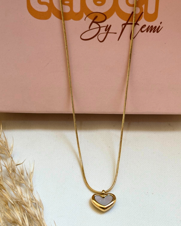 MOP Heart Necklace