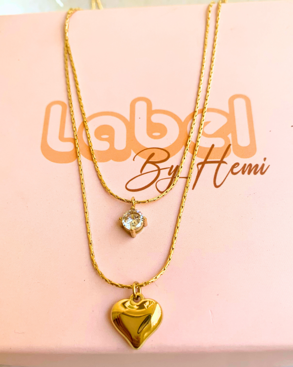 Heart Layered Neckpiece