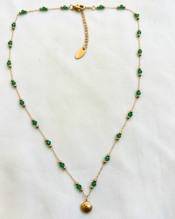 Shell Green Necklace