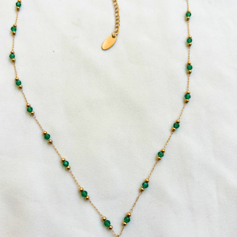 Shell Green Necklace