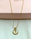 MOP Rose Necklace